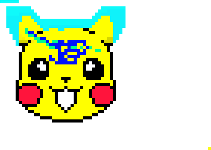 Pixel Pikachu Clipart (970x760), Png Download