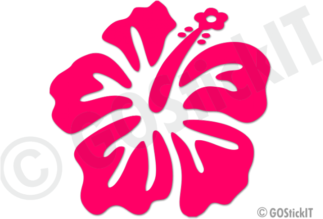 Hibiscus Clipart Sticker - Png Download (640x480), Png Download