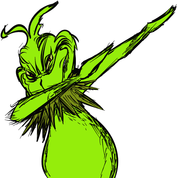 The Grinch Is Playable Clipart (874x807), Png Download