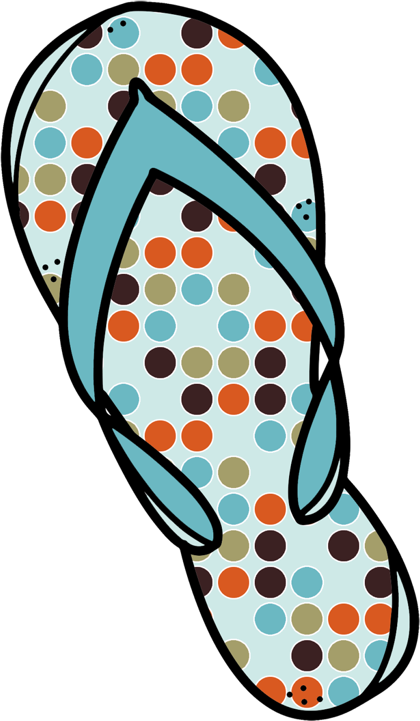 Free~ Flip Flop Fun Clipart (1066x1600), Png Download