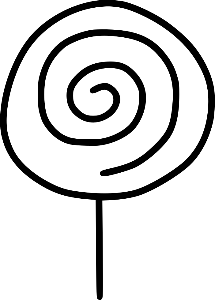 Lollypop Candy Celebrate Svg Clipart (702x980), Png Download