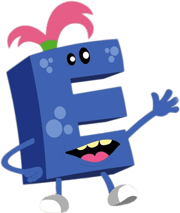 Abc Monster E Clipart (662x715), Png Download