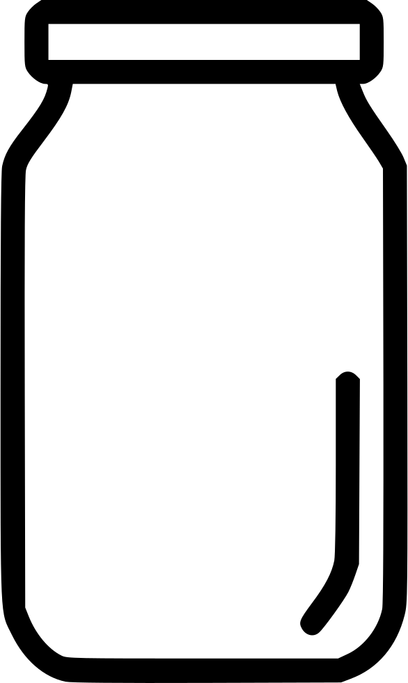 Jar Pickle Store Bottle Container Utensil Comments Clipart (586x980), Png Download