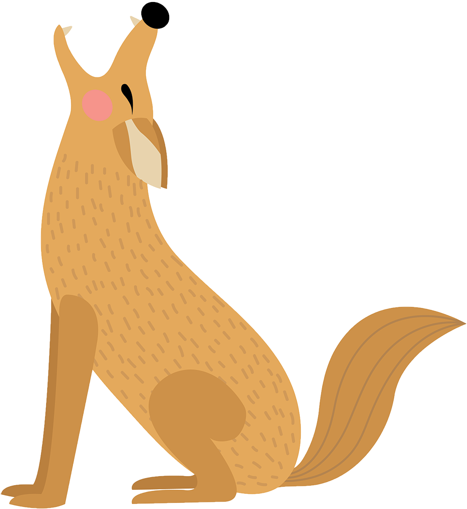 Coyote Clipart (1200x1200), Png Download