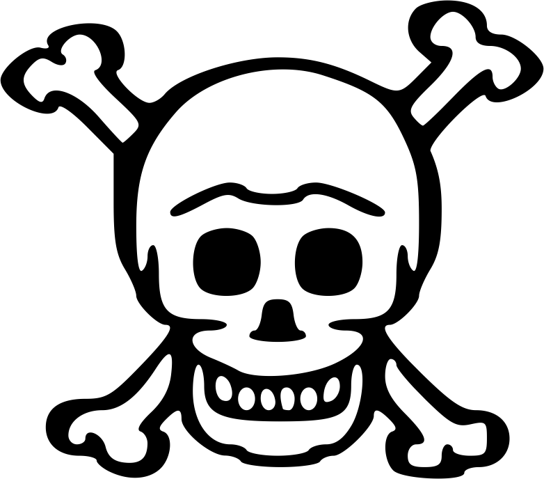 Clipart Skull White Clip Art Of A Skeleton Clip Art - Png Download (782x688), Png Download