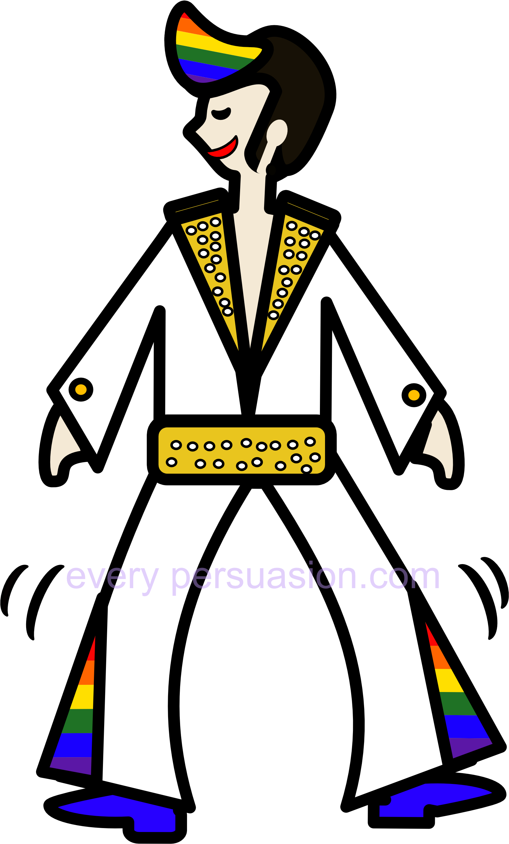Image Of Elvis Clipart (3000x3000), Png Download