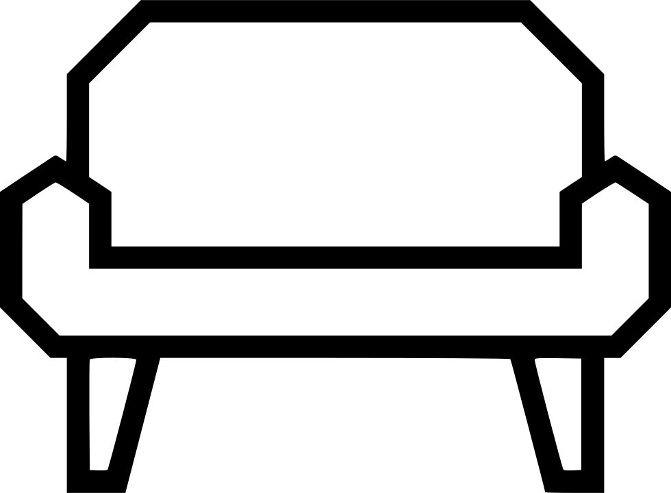 Sofa Couch Seat Livingroom Comments Clipart (980x720), Png Download
