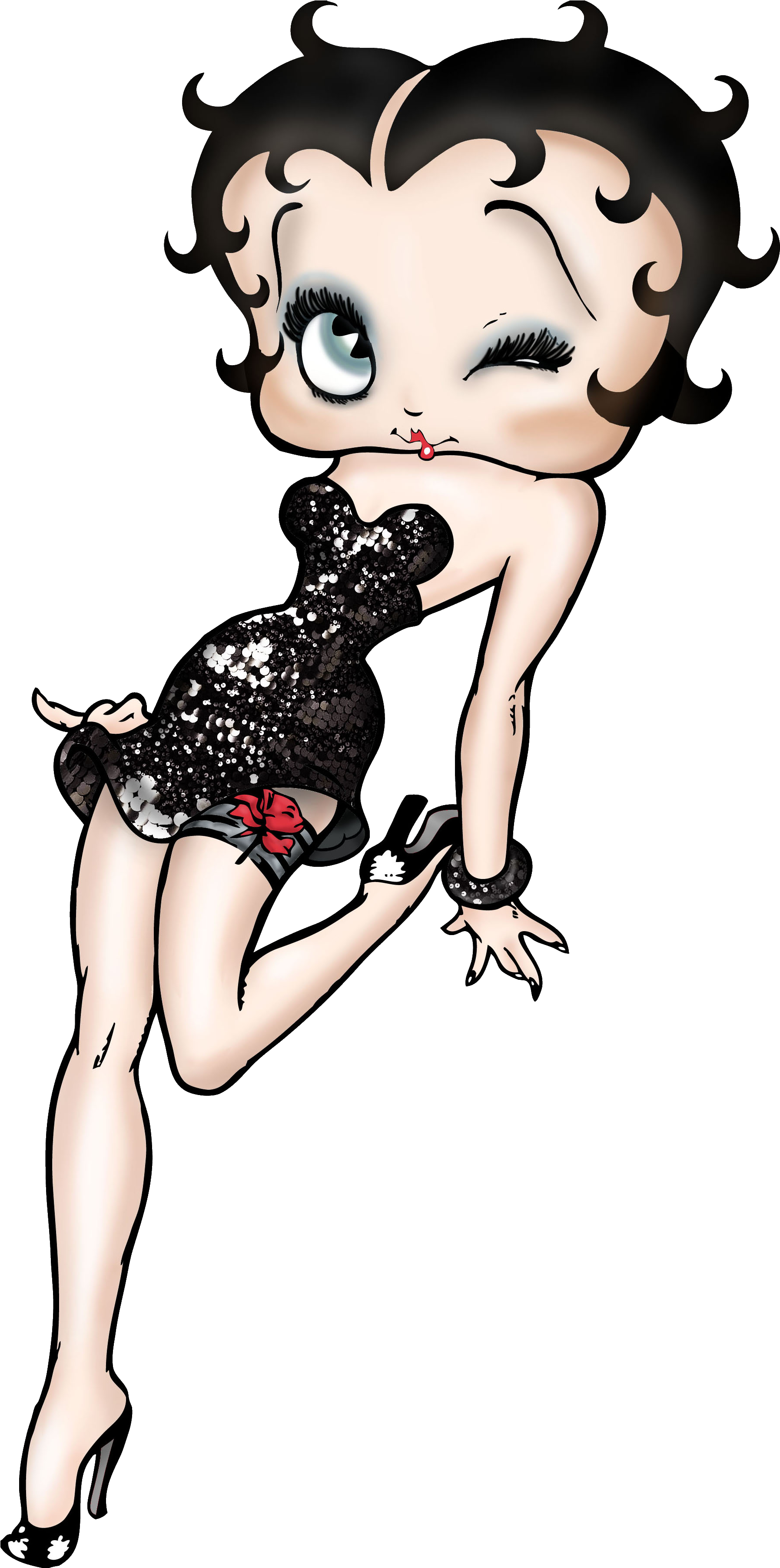 Betty Boop Lancome Paris 1 Clipart (1805x3617), Png Download