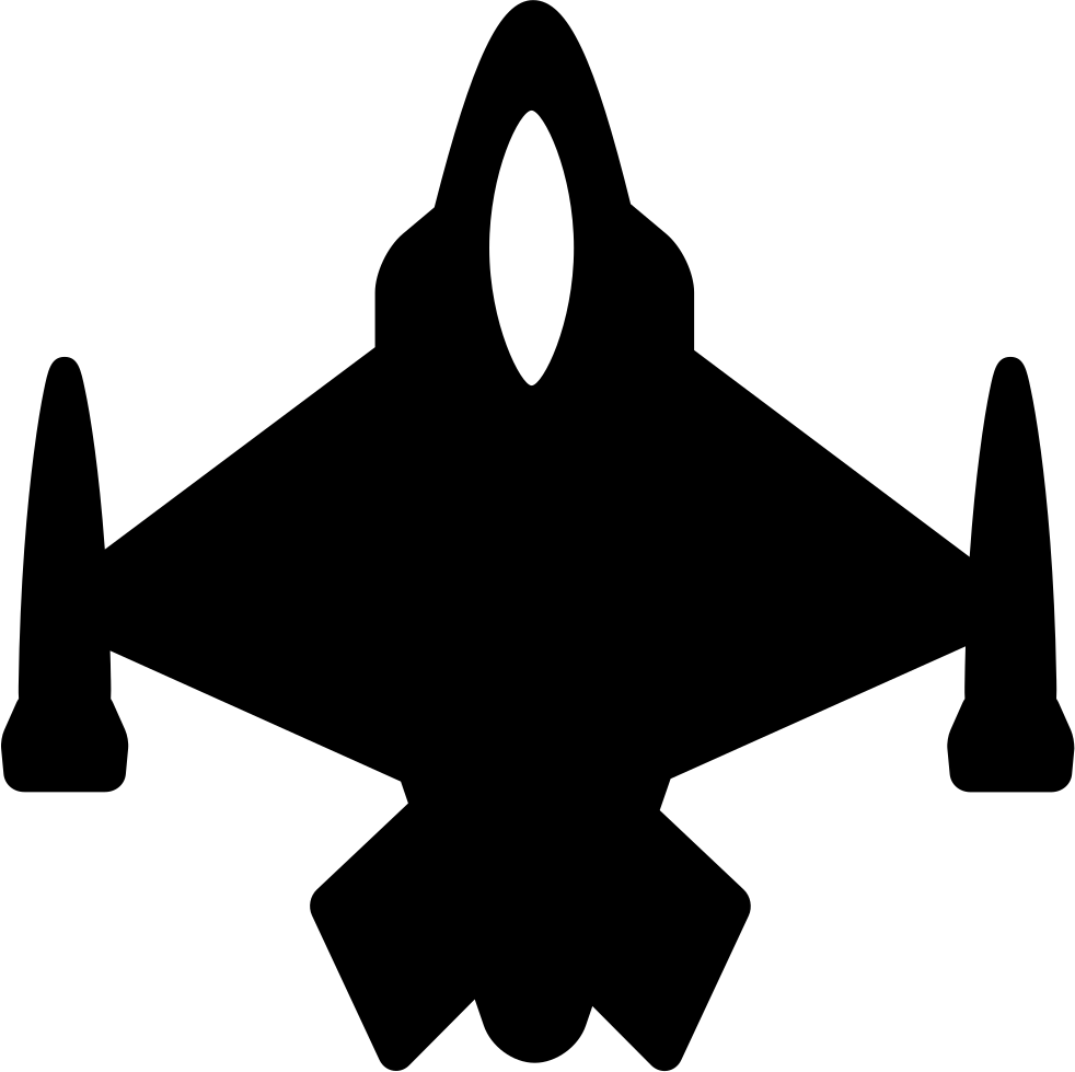 Plane Svg Stencil Clipart (982x979), Png Download