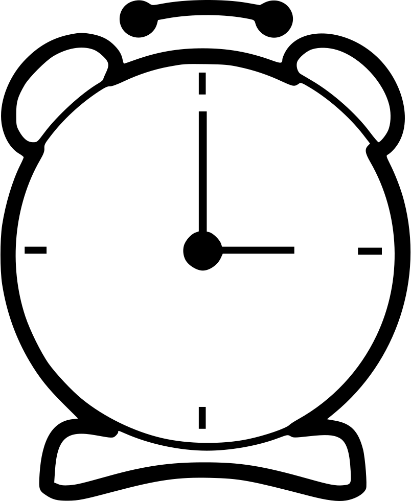 Alarm Clock Comments Clipart (804x980), Png Download