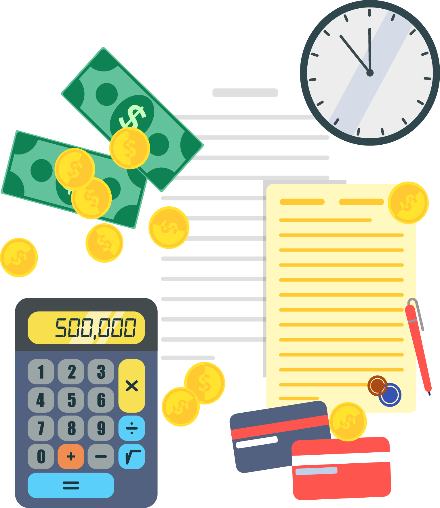 Economics Clipart Accounting Tool - Png Download (1529x1763), Png Download