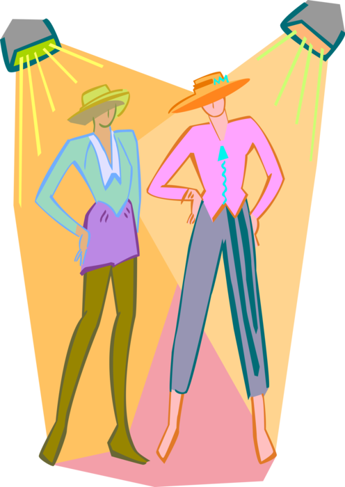 Fashion On Runway Image Clipart (496x700), Png Download