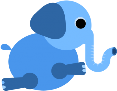 Jumping Elephant Clipart (568x568), Png Download