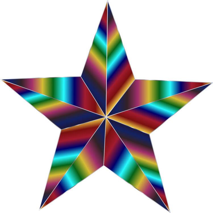 Star Of Bethlehem Computer Icons Symmetry Gold Clipart (750x750), Png Download