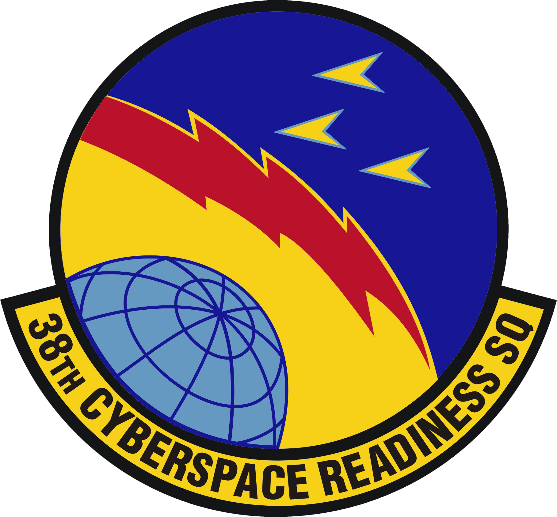 38th Cyberspace Readiness Squadron > Air Forces Cyber Clipart (1817x1688), Png Download