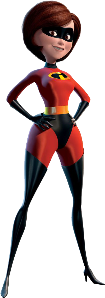 Elastigirl Hunter Dash Incriveis Parr Violet Holly Clipart (468x1210), Png Download