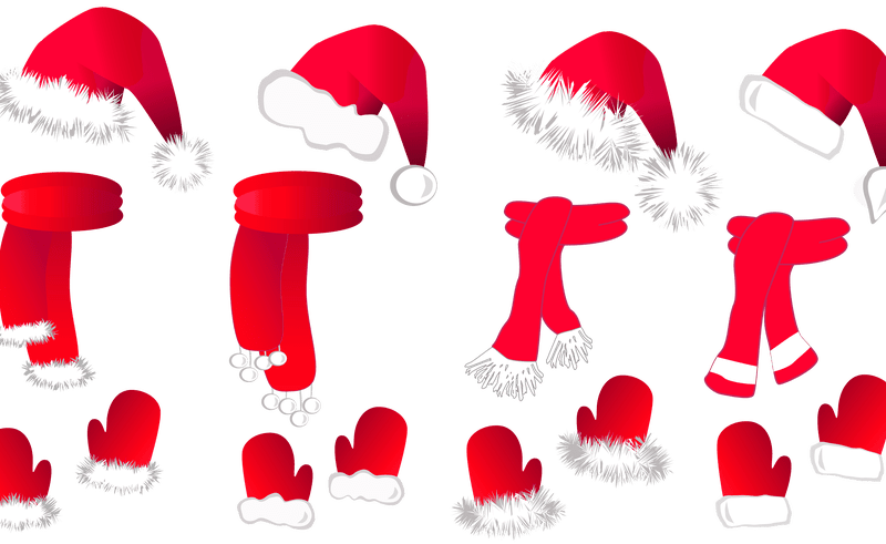Transparent Santa Hat Christmas Clip Art - Png Download (800x491), Png Download