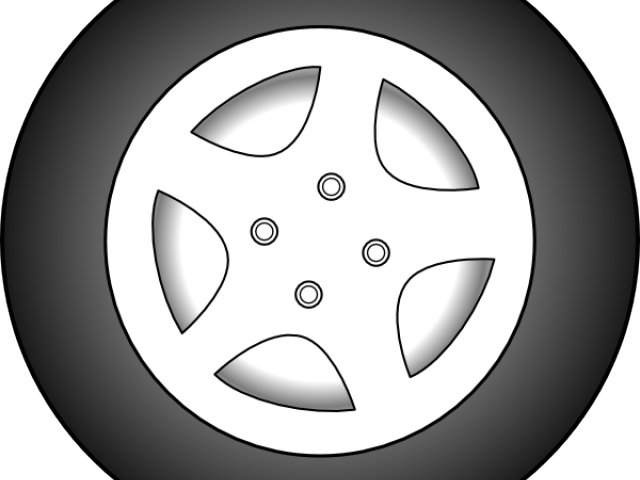 Car Wheel Clipart Jeep Tire - Png Download (640x480), Png Download