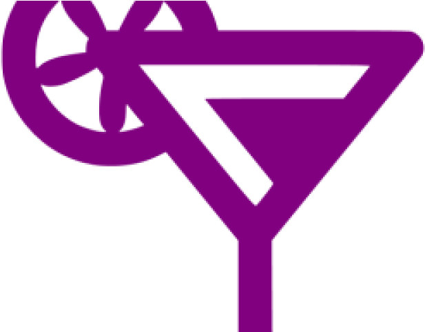 Cocktail Clipart Purple Cocktail - Png Download (640x480), Png Download