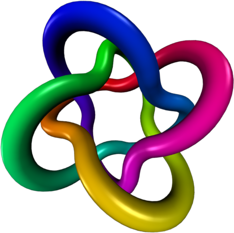 Knot Clipart Rainbow - Png Download (800x600), Png Download