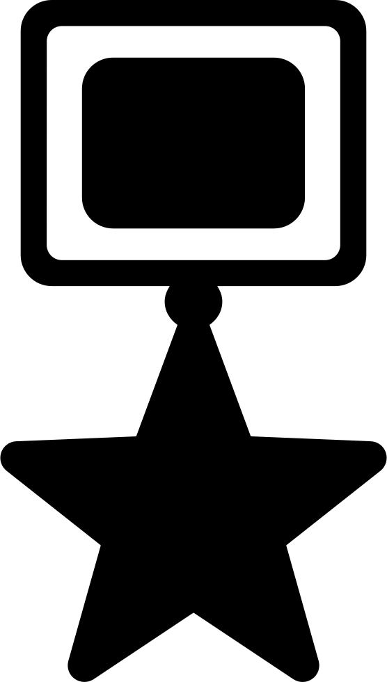 Achievement Star Award Symbol Comments Clipart (556x980), Png Download