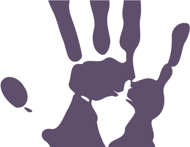 Handprint Clipart Palm Print - Png Download (640x480), Png Download