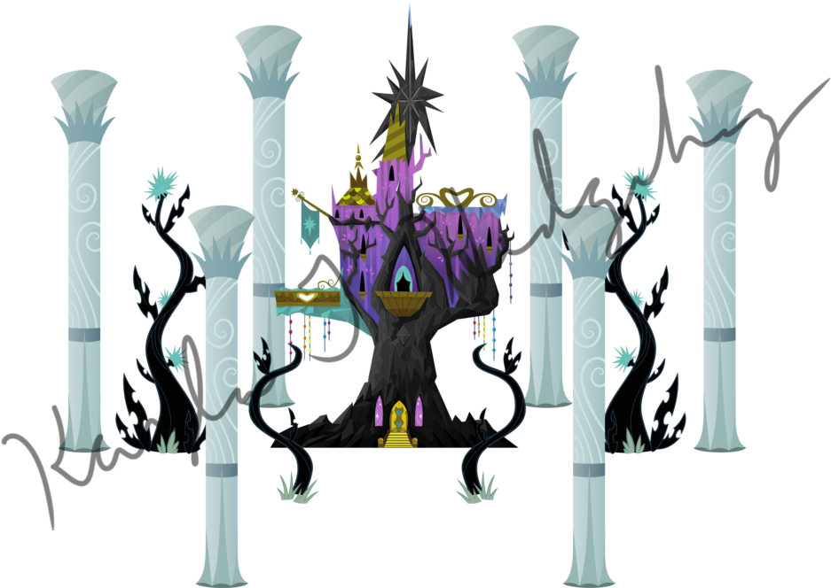 Pillar Drawing Castle Clipart (1024x684), Png Download