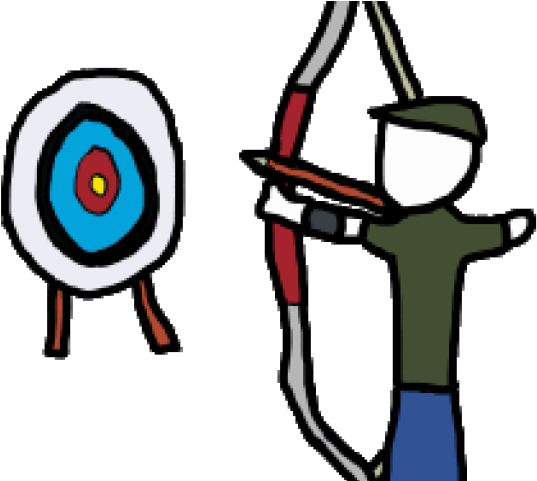 Archery Clipart Bow Arrow Target - Png Download (640x480), Png Download