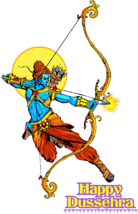 Dussehra Png Image Clipart (485x751), Png Download