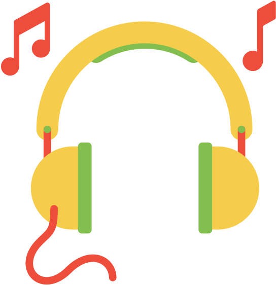 U 1 F 3 A 7 Headphone Clipart (568x568), Png Download