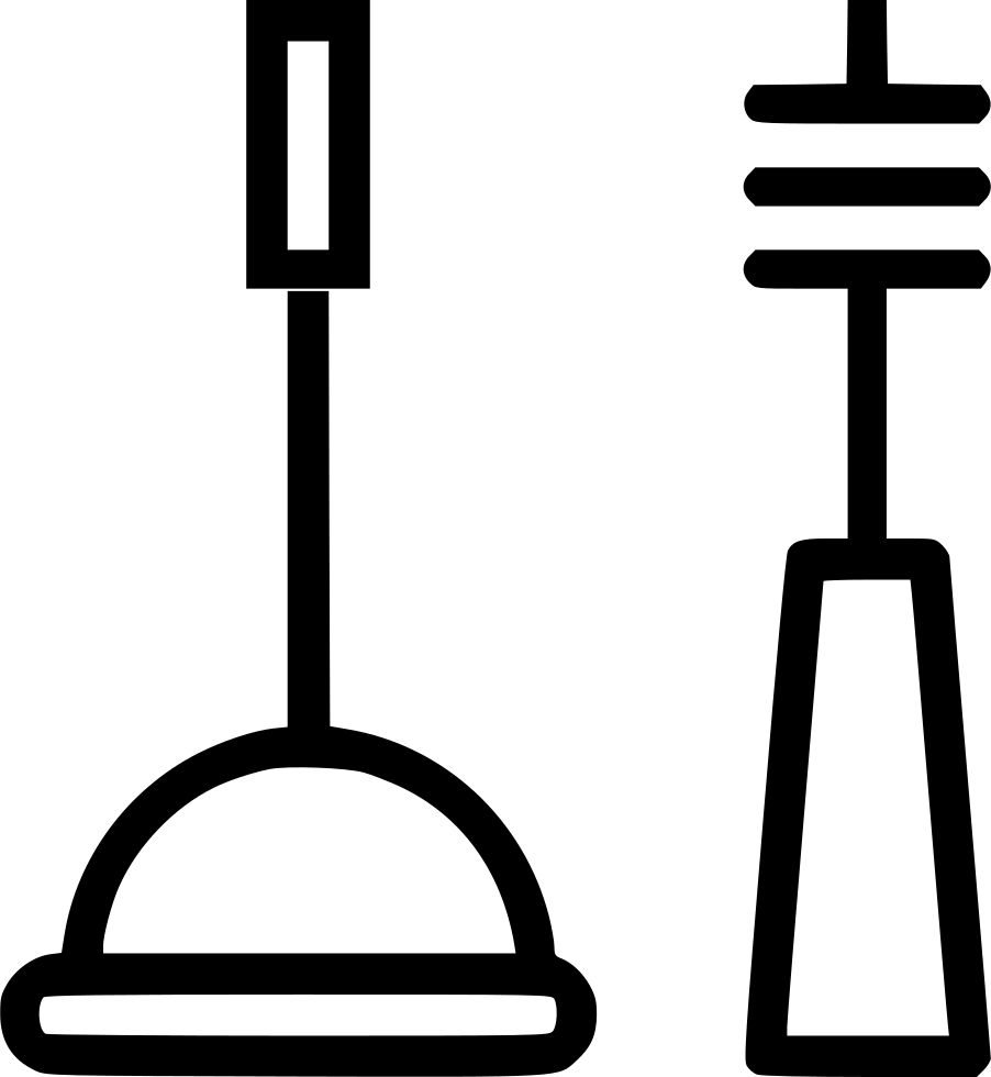 Bathroom Accessories Clog Brush Clipart (902x980), Png Download