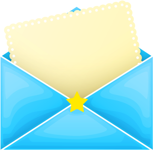 Envelopes Cards Clip Arts Pinterest Ⓒ - Png Download (600x575), Png Download