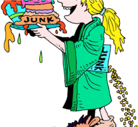 Junk Food Clipart Poor Diet - Png Download (640x480), Png Download