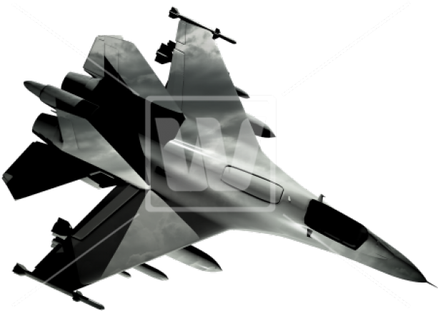 Jet Fighter Clipart Above - Png Download (640x480), Png Download