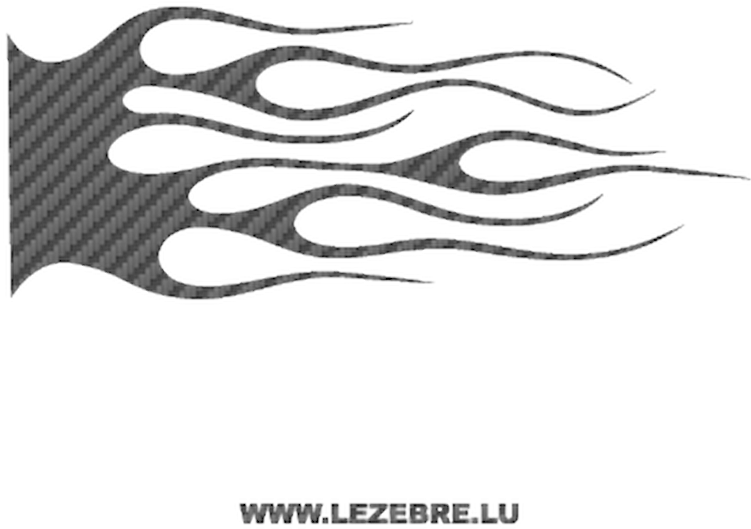 Flame Carbon Decal 73 Clipart (800x800), Png Download