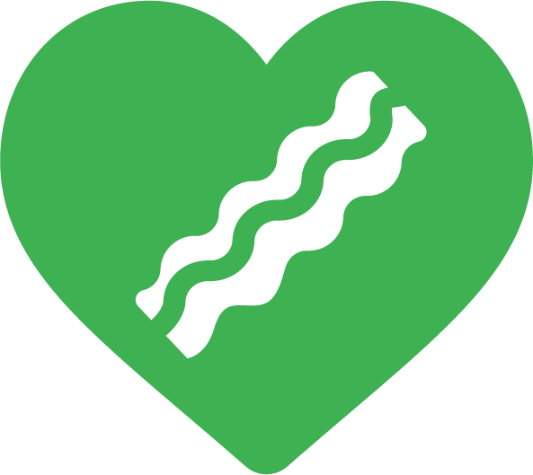 Free Bacon For Life Clipart (593x529), Png Download