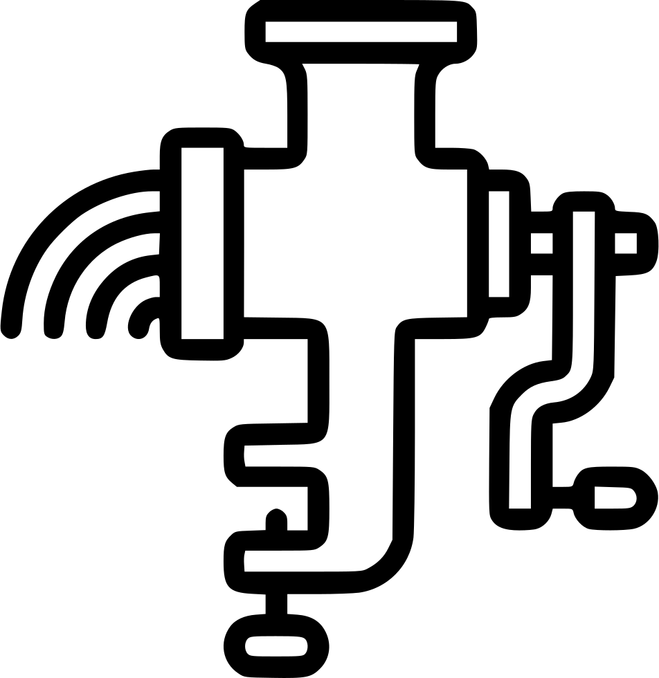Meat Grinder Comments Clipart (952x980), Png Download