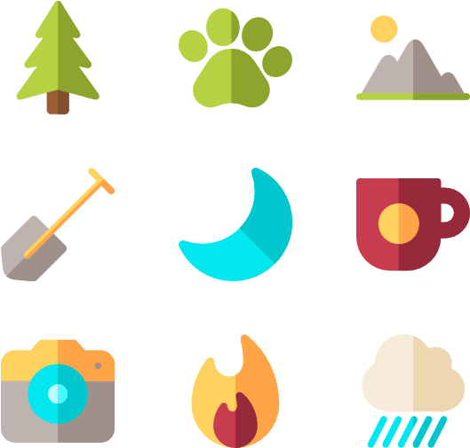 Camping Clipart (600x564), Png Download