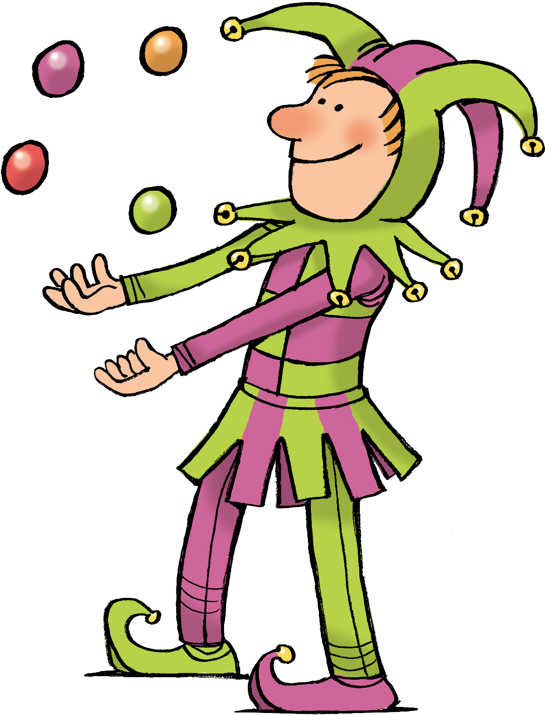 Jester Clipart Friendly - Png Download (1175x1500), Png Download