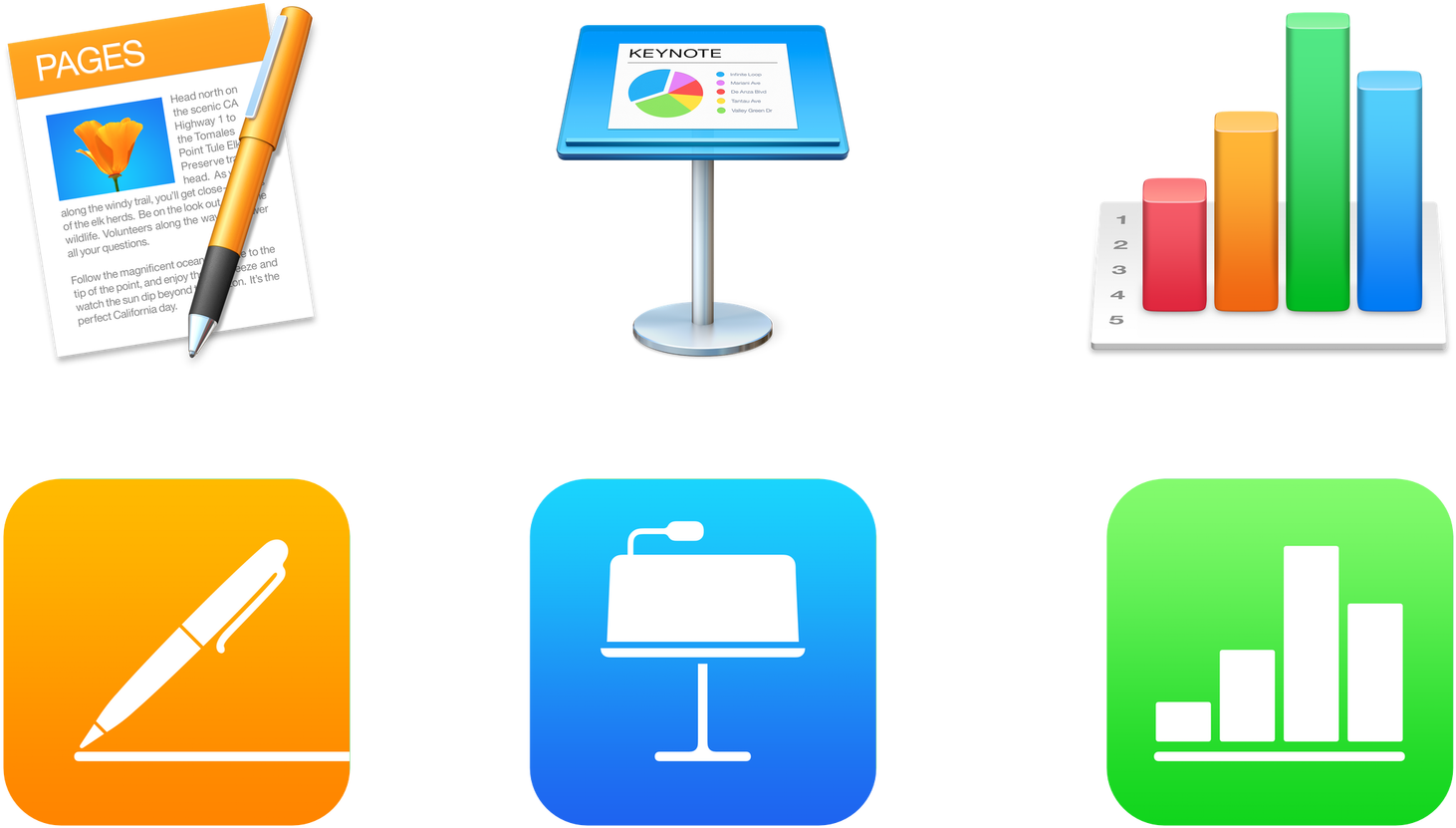 Apple Makes Its Iwork, Imovie & Garageband Productivity Clipart (1600x940), Png Download