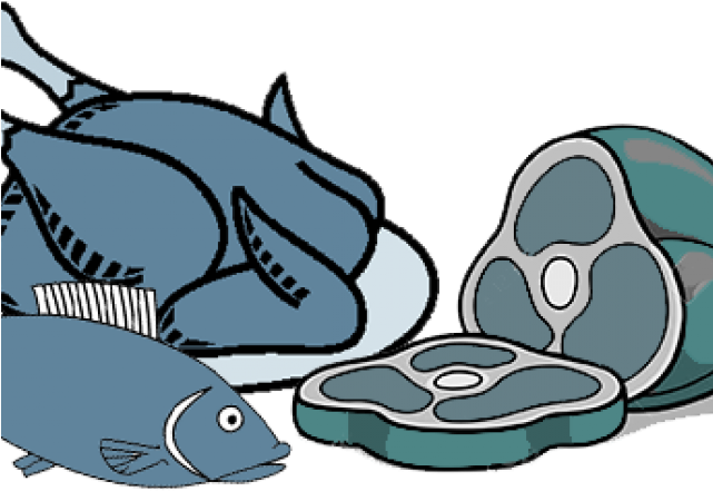 Seafood Clipart Meat Poultry - Png Download (640x480), Png Download