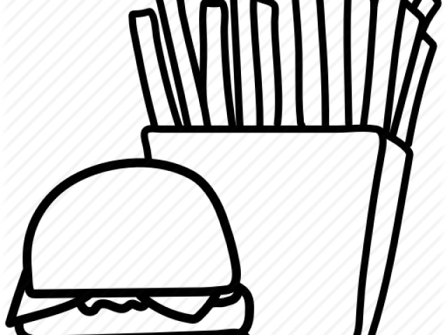 Drawn Hamburger Draw Clipart (640x480), Png Download