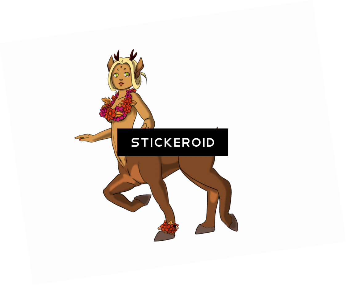 Female Centaur Clipart (1123x925), Png Download