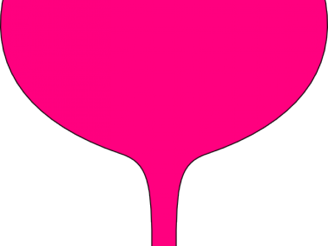 Pink Clipart Wine Glass - Png Download (640x480), Png Download