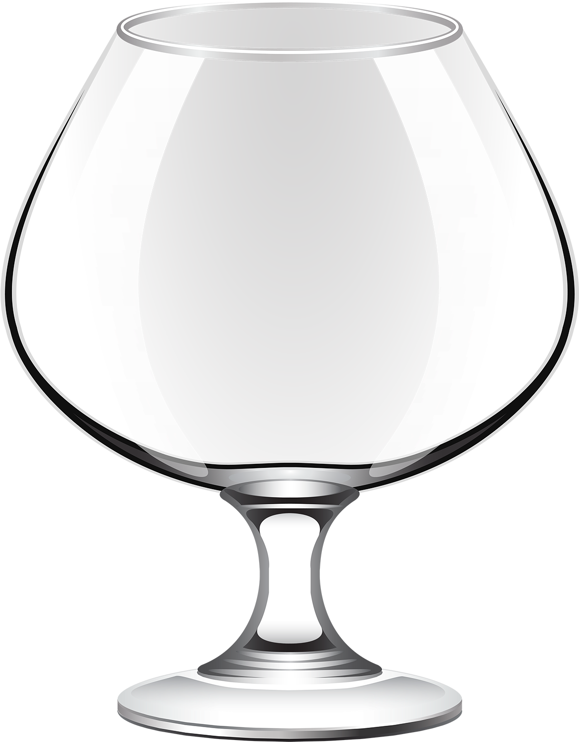 Empty Wine Glass Clip Art - Png Download (1200x1539), Png Download