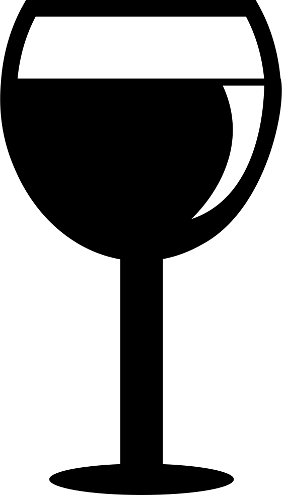 Filled Wine Glass Comments Clipart (560x980), Png Download