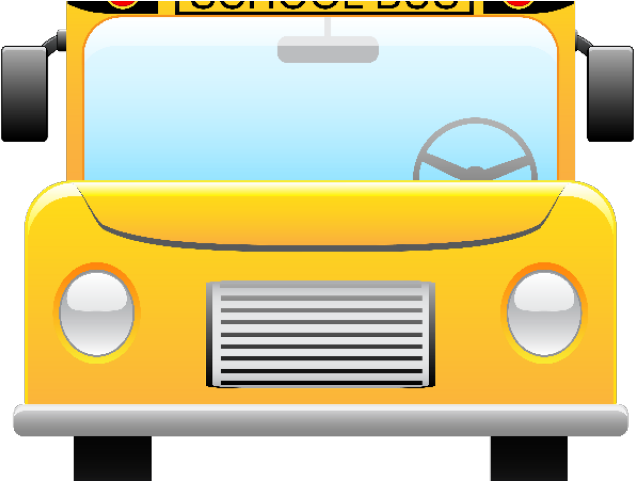 Bus Clipart Front - Png Download (640x480), Png Download