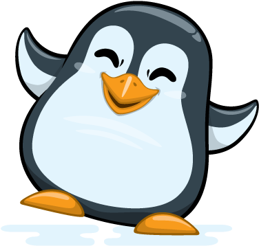 Penguins Clipart Swimming - Png Download (600x600), Png Download