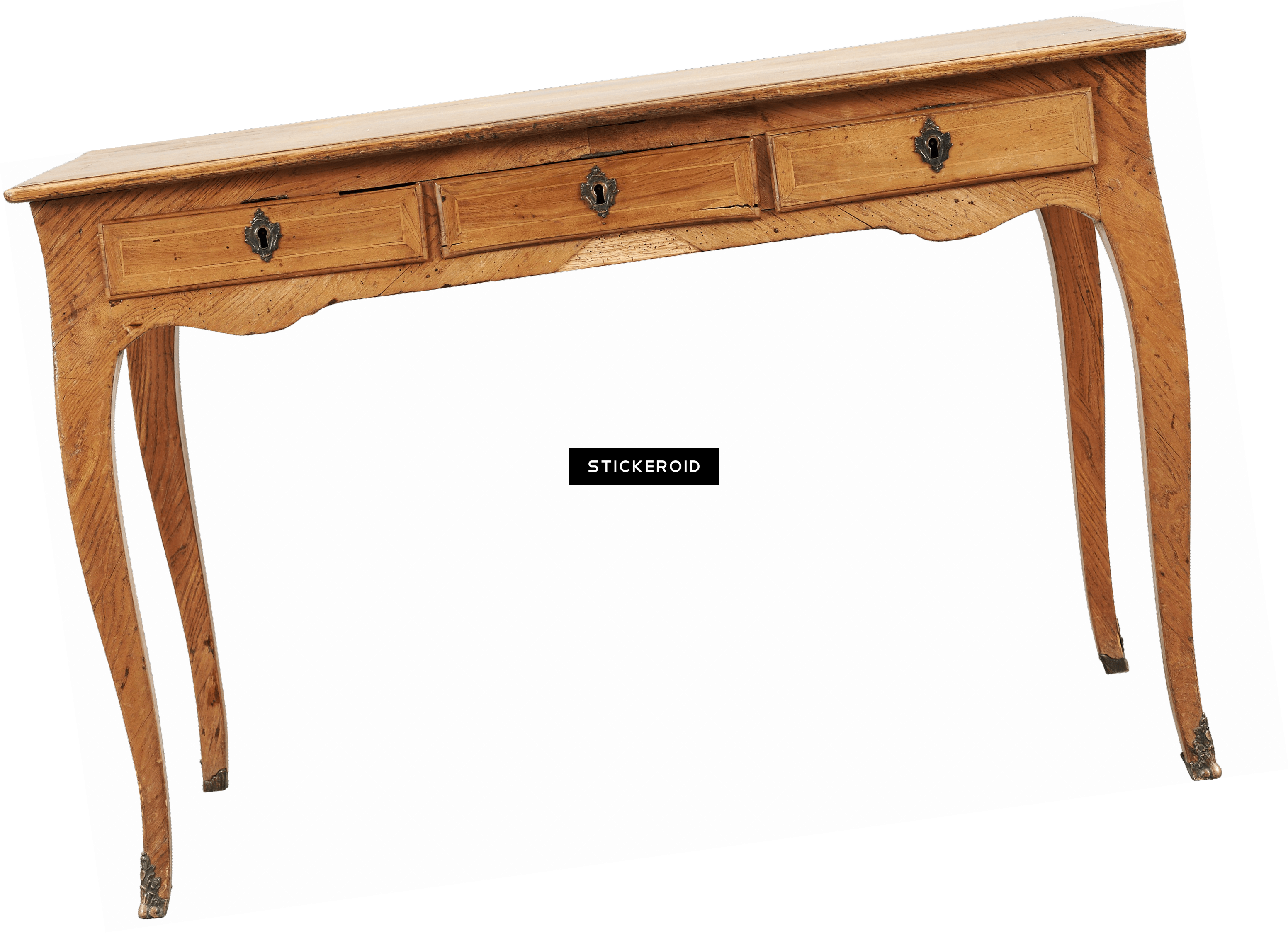 Old Wooden Table Clipart (3106x2251), Png Download