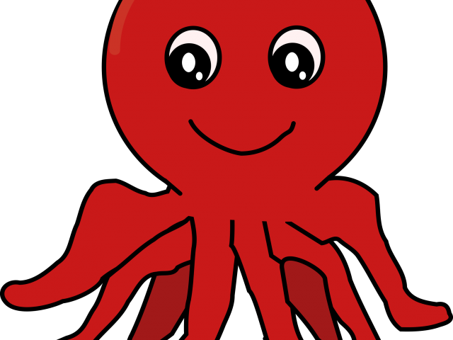 Octopus Clipart Sea Creature - Png Download (640x480), Png Download